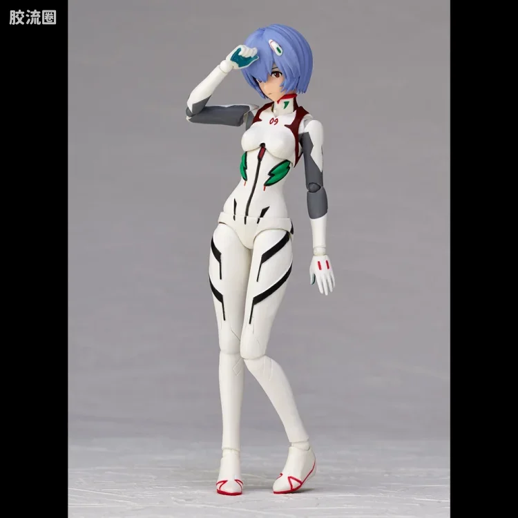 海洋堂转轮科技山口式可动系列 EVANGELION EVOLUTION EV-022EX 绫波丽(仮称)[白] - 图片